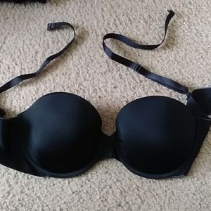 34D Black Strapless Victoria Secret Bra